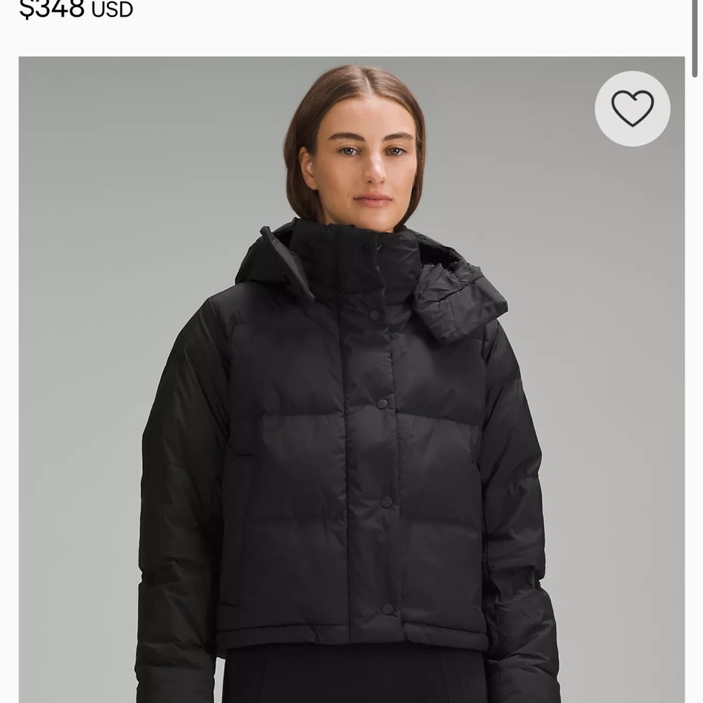 LULU Women's Black Puffer Jacket